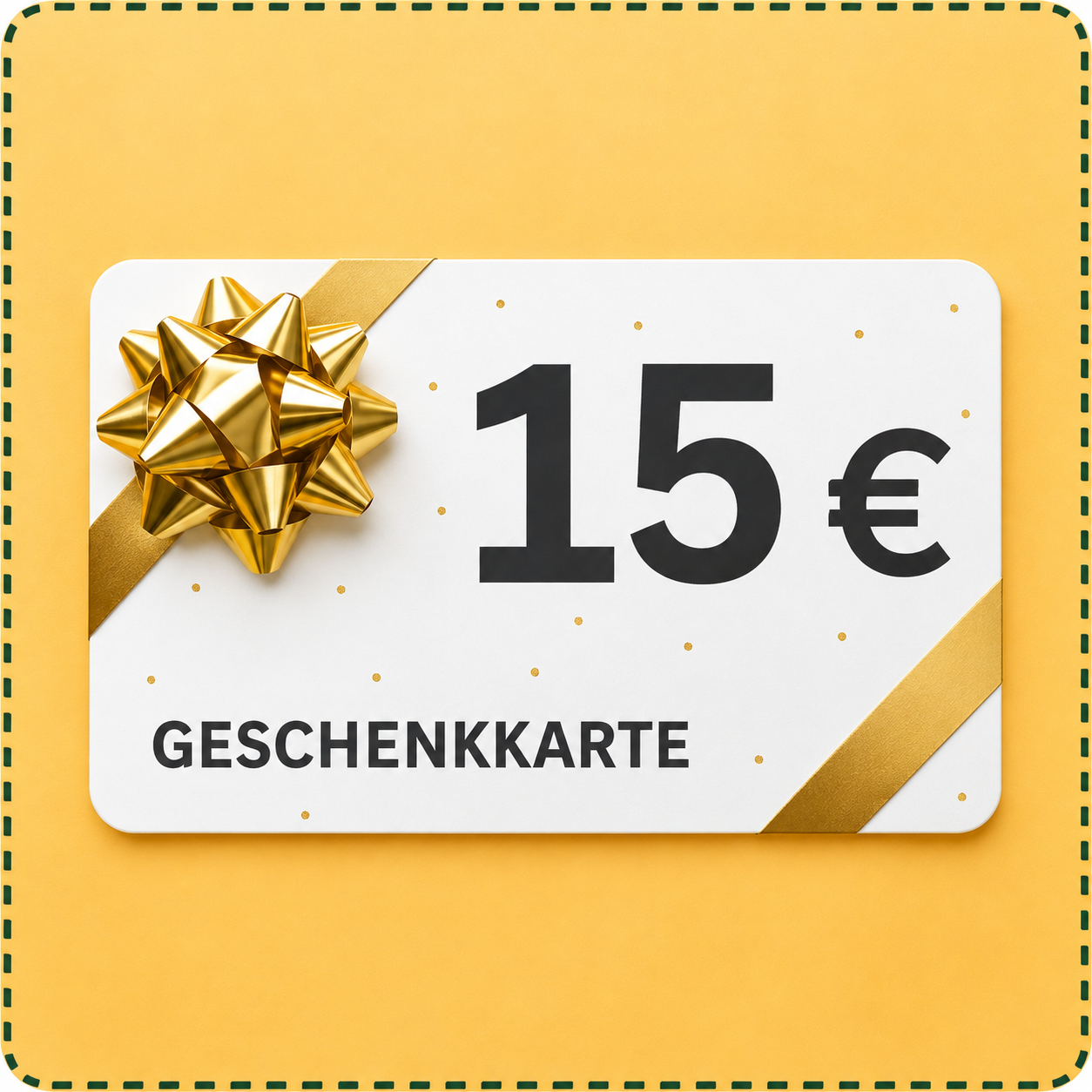 15 € Einkaufs-Gutschein