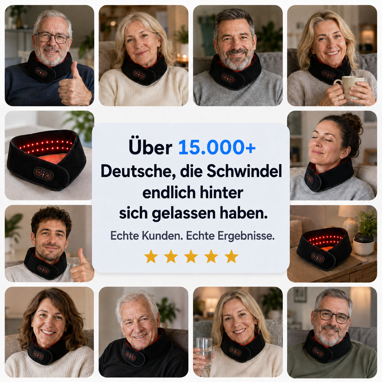 Schwindel 3-in-1 Rotlichtband